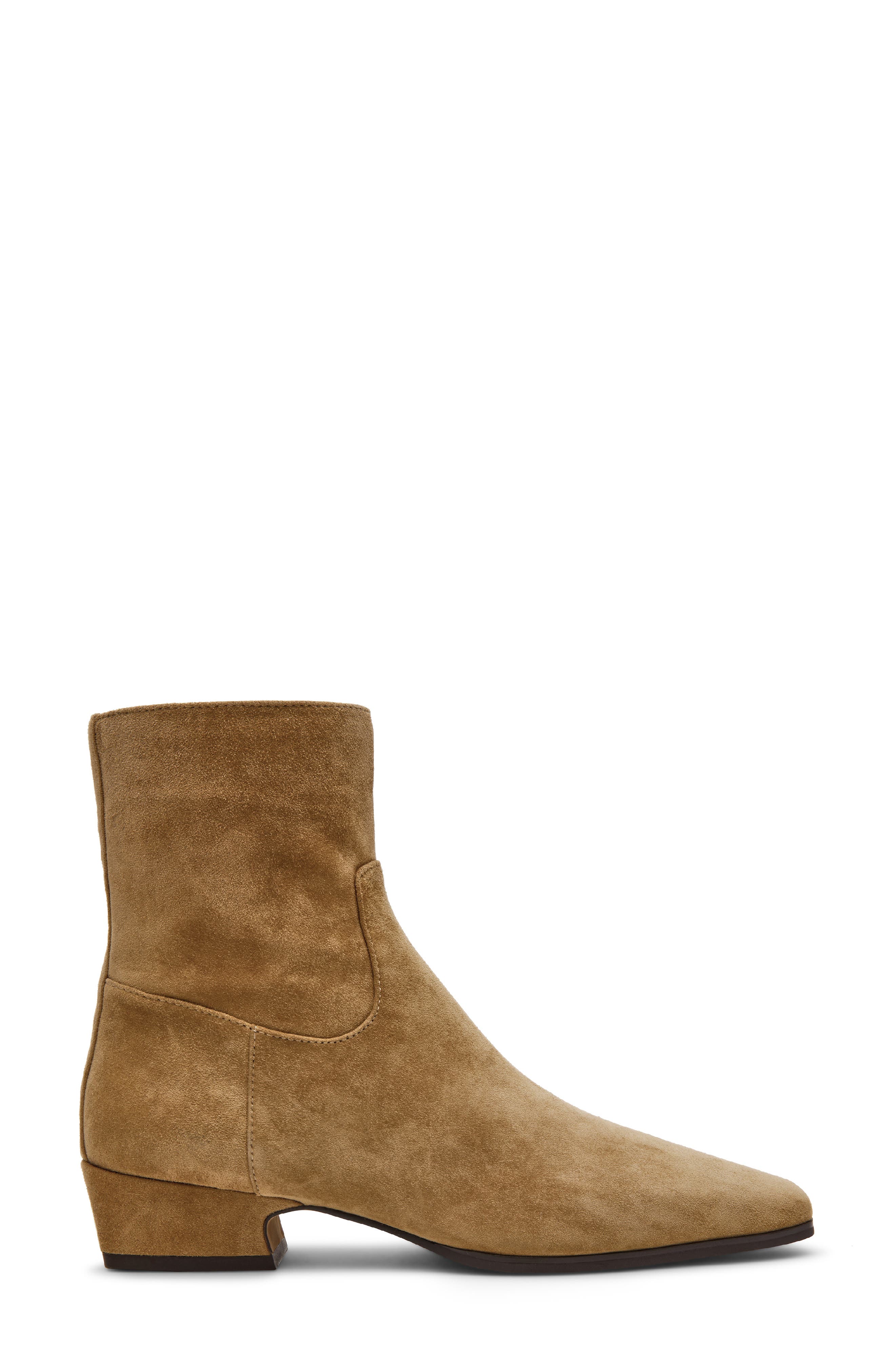 Dusty Bootie, Alternate, color, NATURAL SUEDE