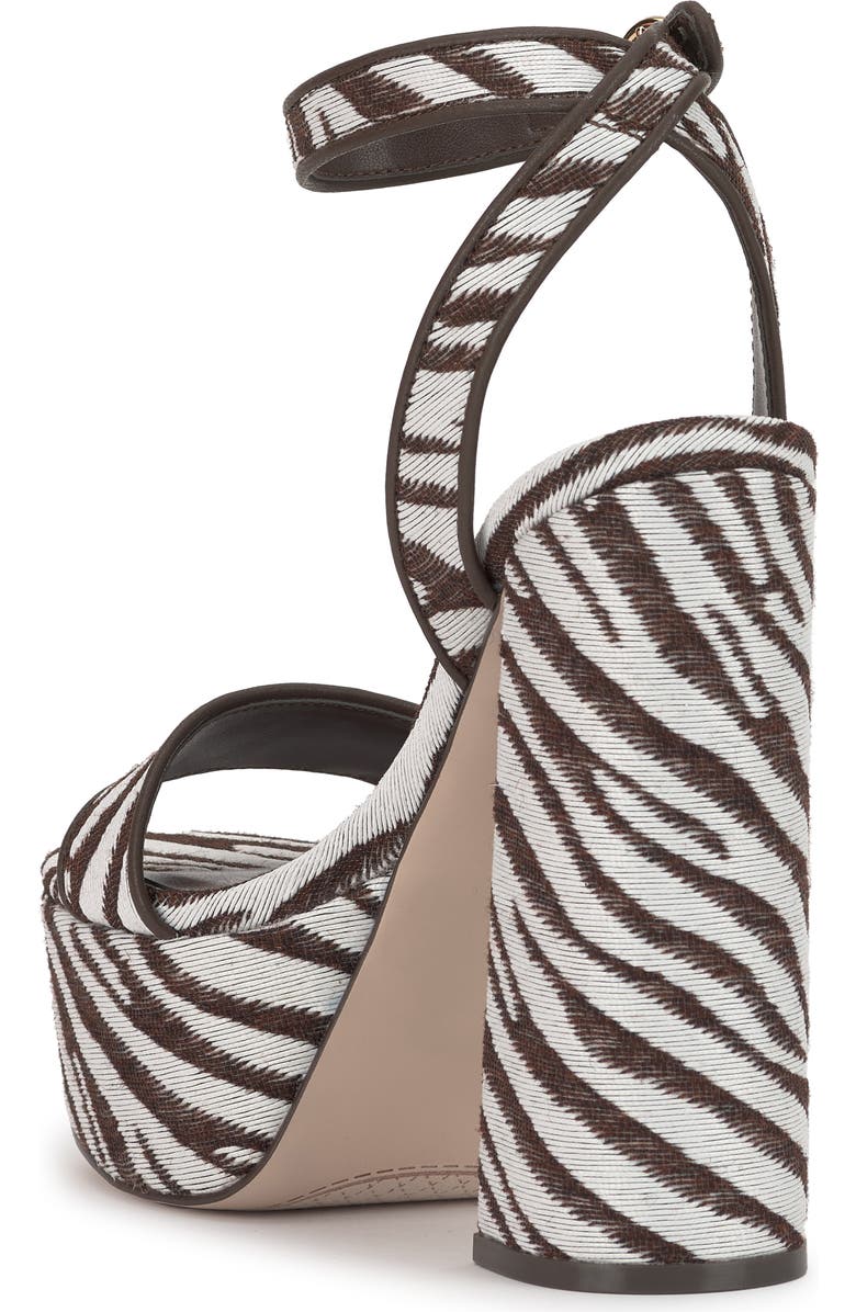 Jessica Simpson Axtyn Ankle Strap Platform Sandal, Alternate, color, Ivory/ Brown