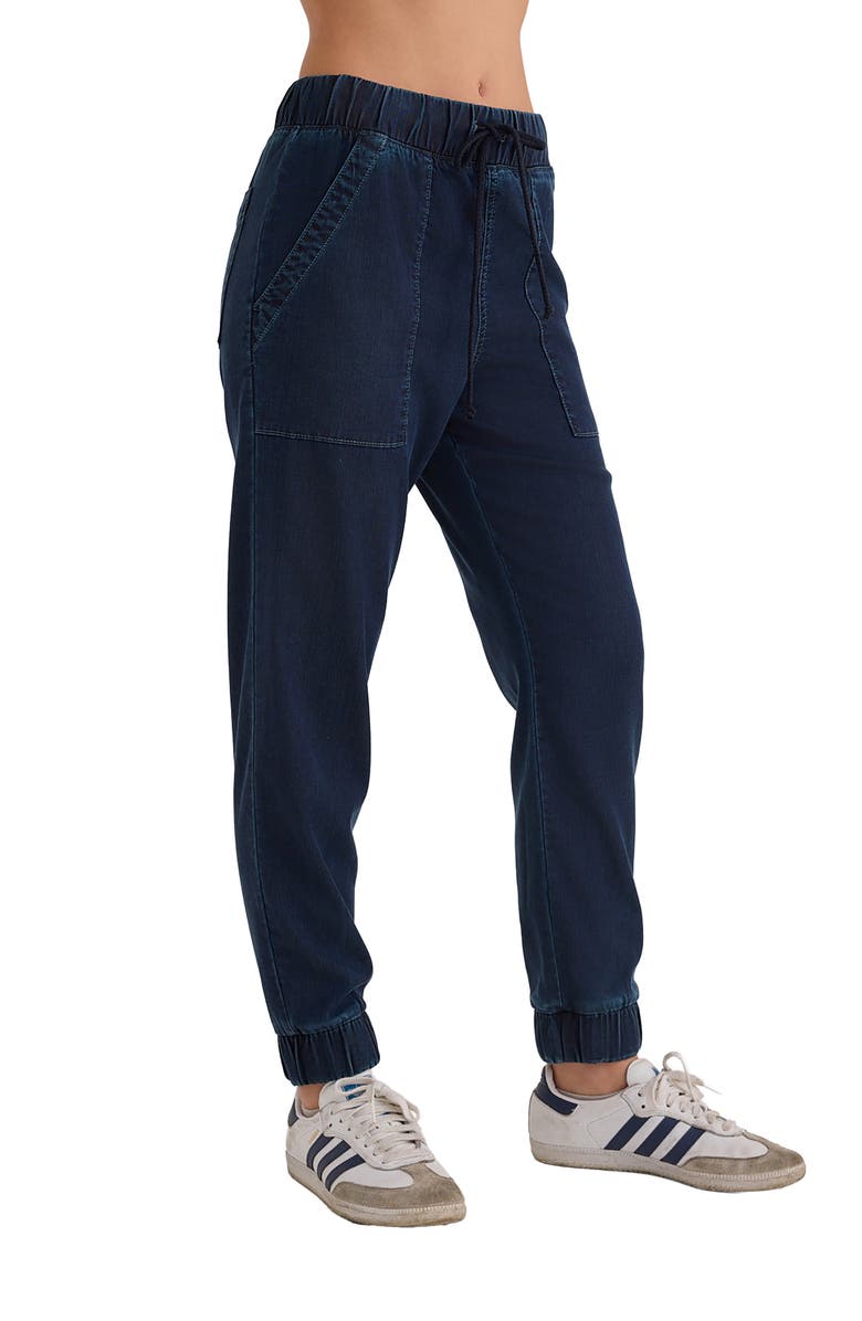 Bella Dahl Pocket Joggers, Alternate, color, Midnight Rinse Print