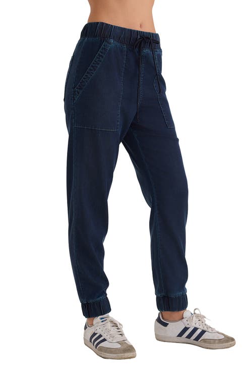 Bella Dahl Pocket Joggers In Blue