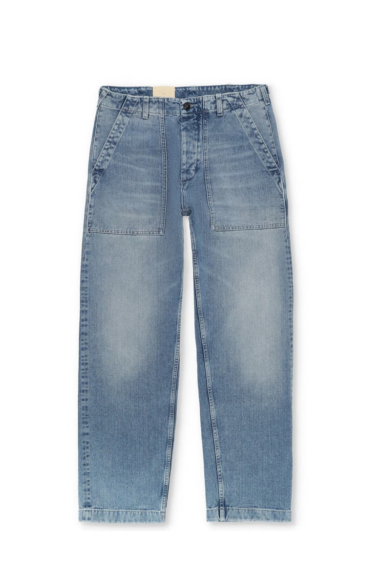 Fortela Bleach Wash Denim Pants, Main, color, D240