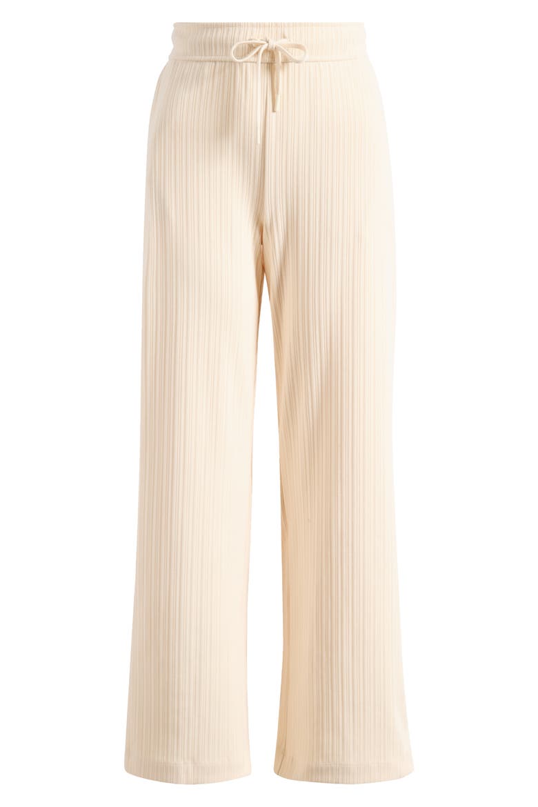 Breathe Easy Ribbed Drawstring Waist Pants, Alternate, color, IVORY