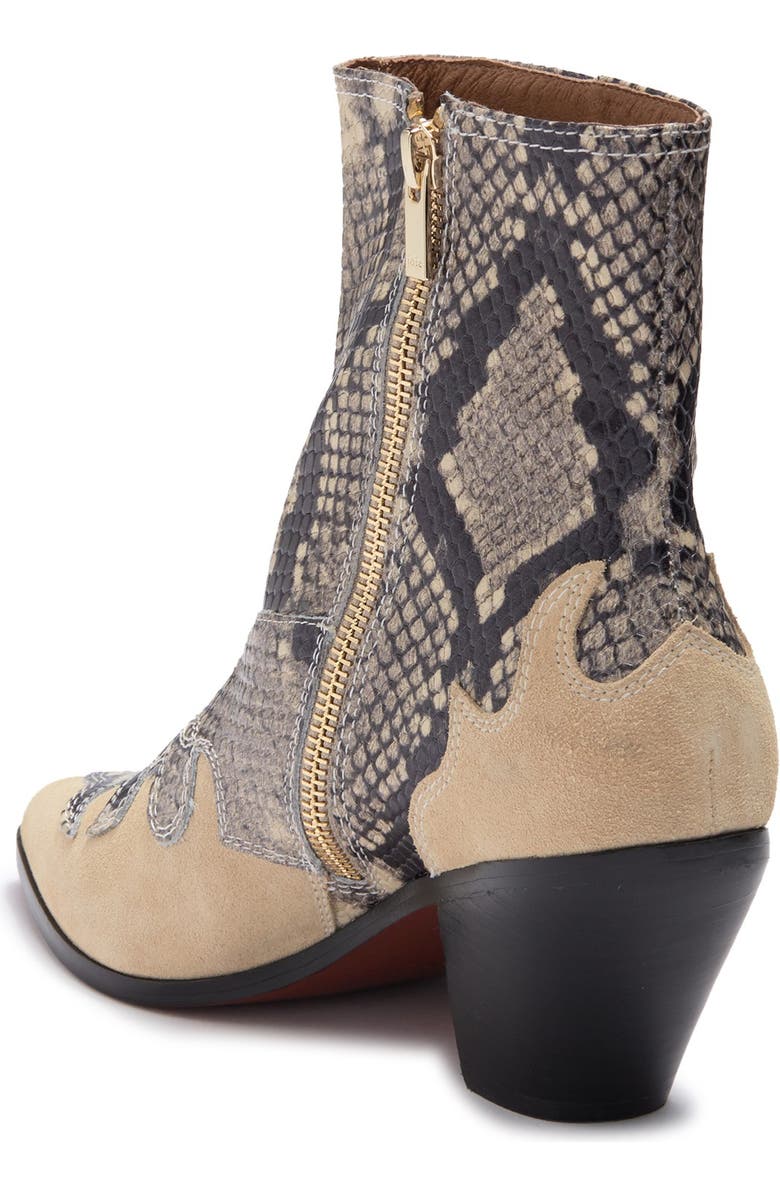 Joie Rafa Suede Western Ankle Boot, Alternate, color,