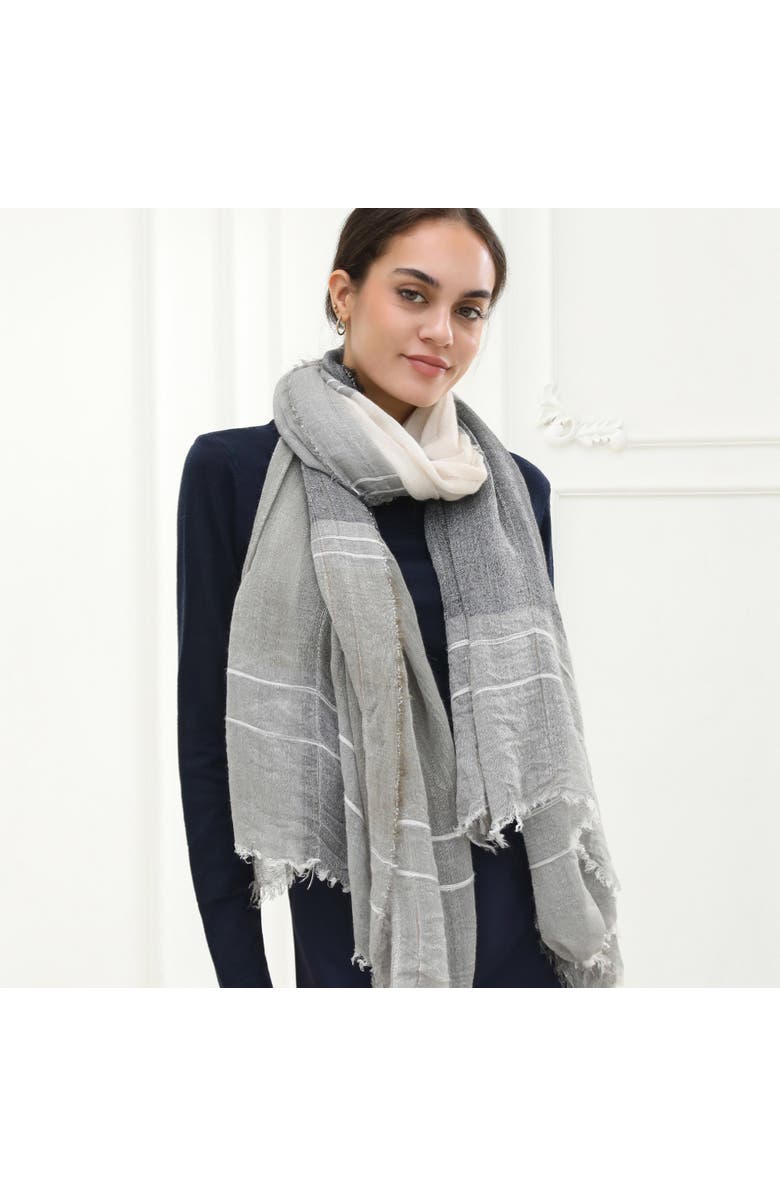 Youzey The Gia Lightweight Scarf, Alternate, color, Grey