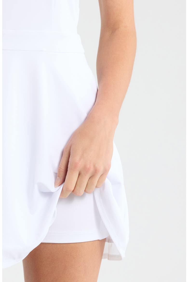 Veronica Polo Dress & Shorts Set, Alternate, color, BRIGHT WHITE