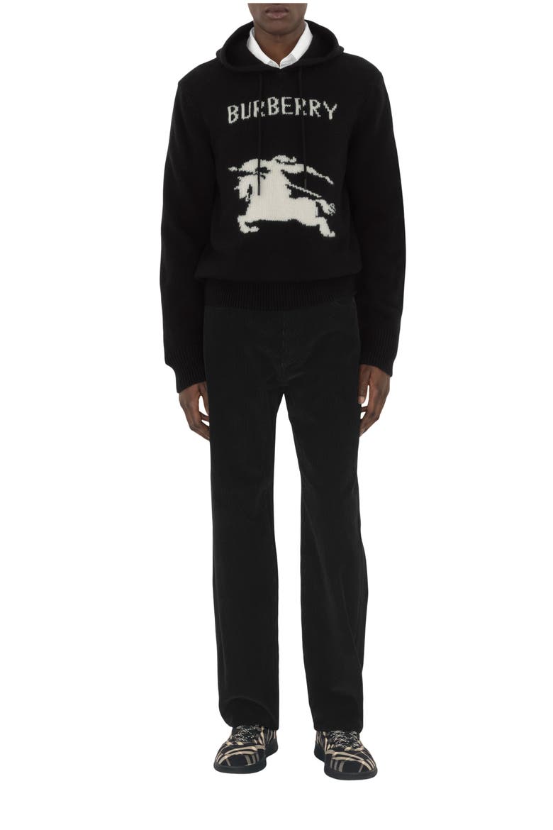 EKD Wool Cashmere Hoodie, Main, color, Black