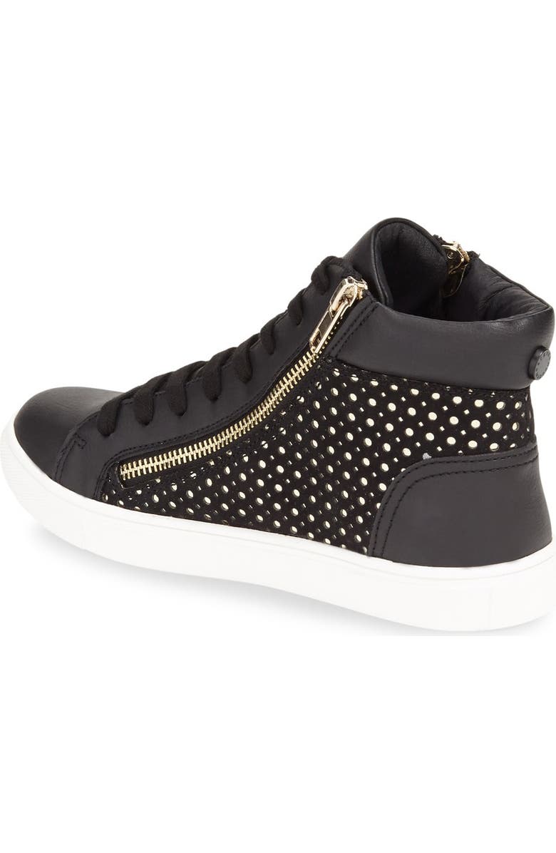 Steve Madden 'Elyka' Laser Cut High Top Sneaker, Alternate, color,