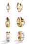 selected Goldtone Plate/ Cubic Zirconia