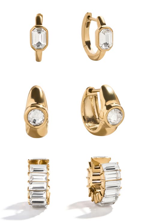 Tyra Set of 3 Waterproof Earrings