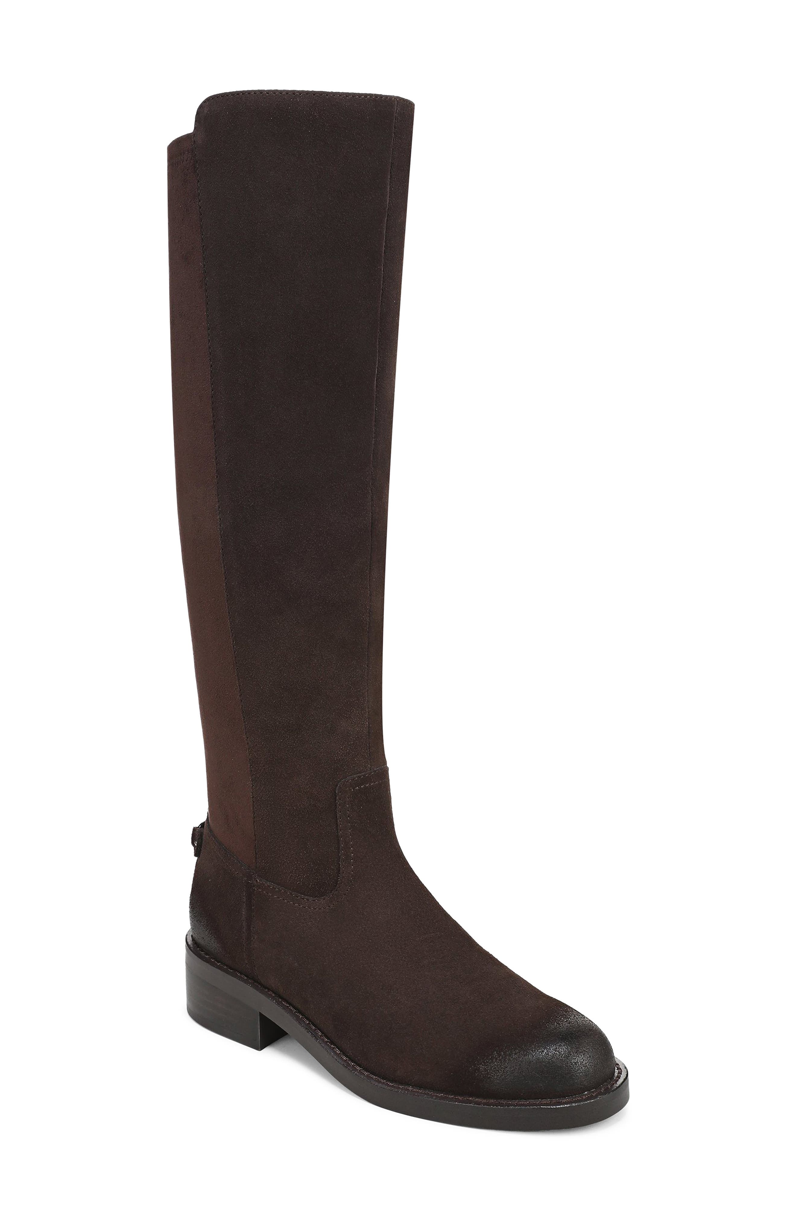 Misty Knee High Boot, Main, color, PINTO BROWN
