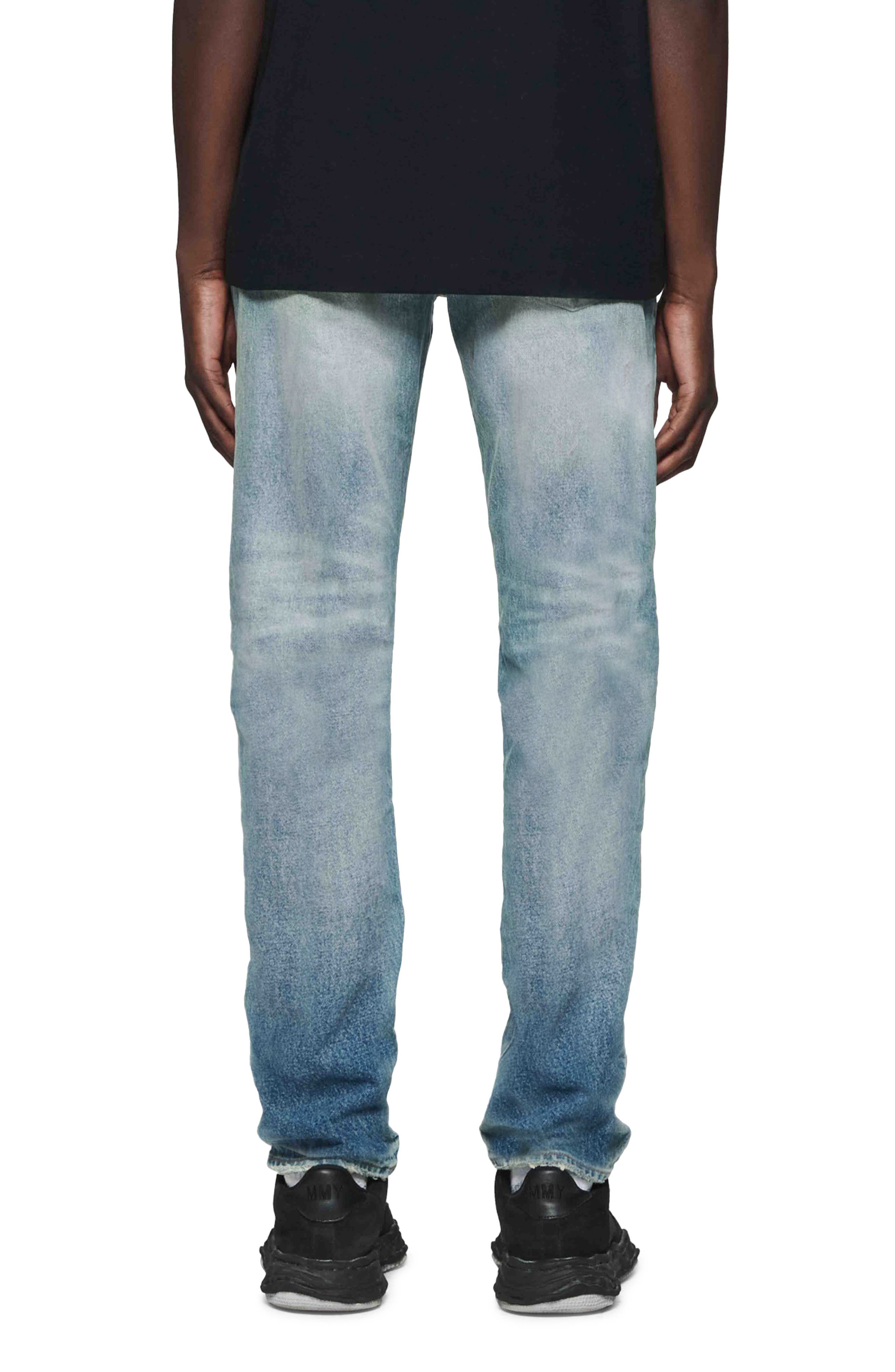 Icon Distressed Straight Leg Jeans - image 2