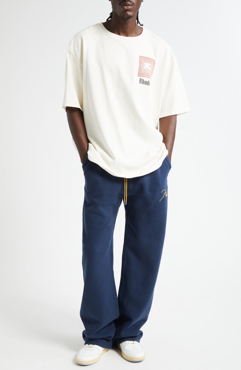 Rhude Classic French Terry Sweatpants, Alternate, color, 