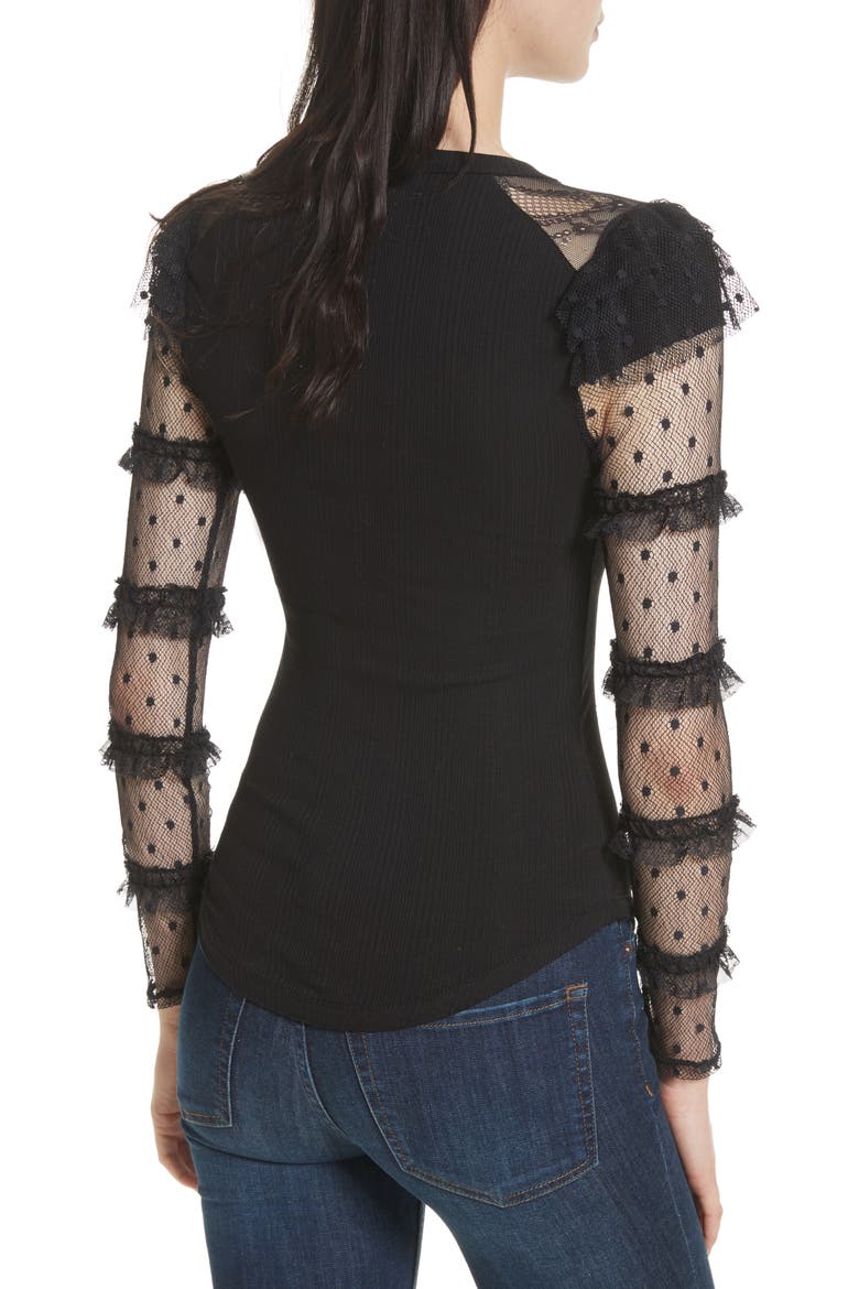 Kiss Kiss Top, Alternate, color, BLACK