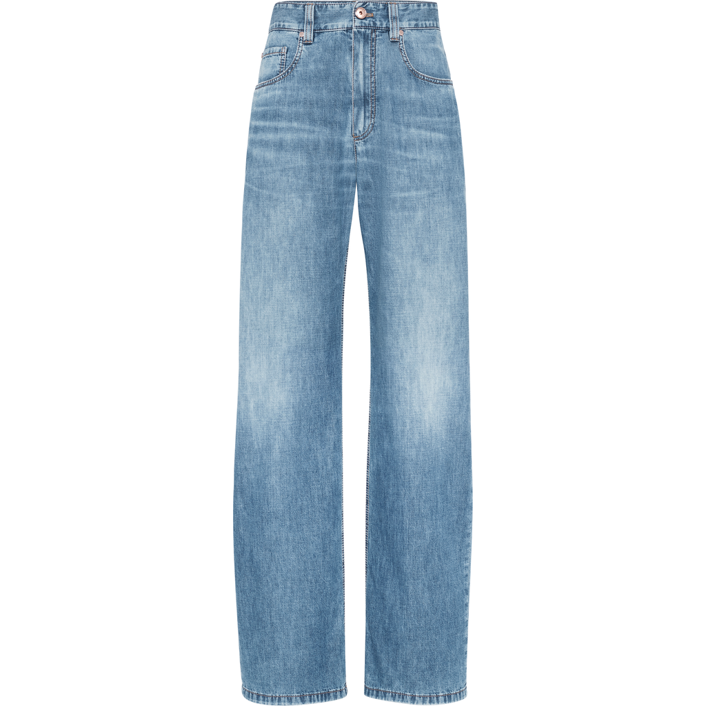 Brunello Cucinelli Contemporary Loose Trousers In Blue