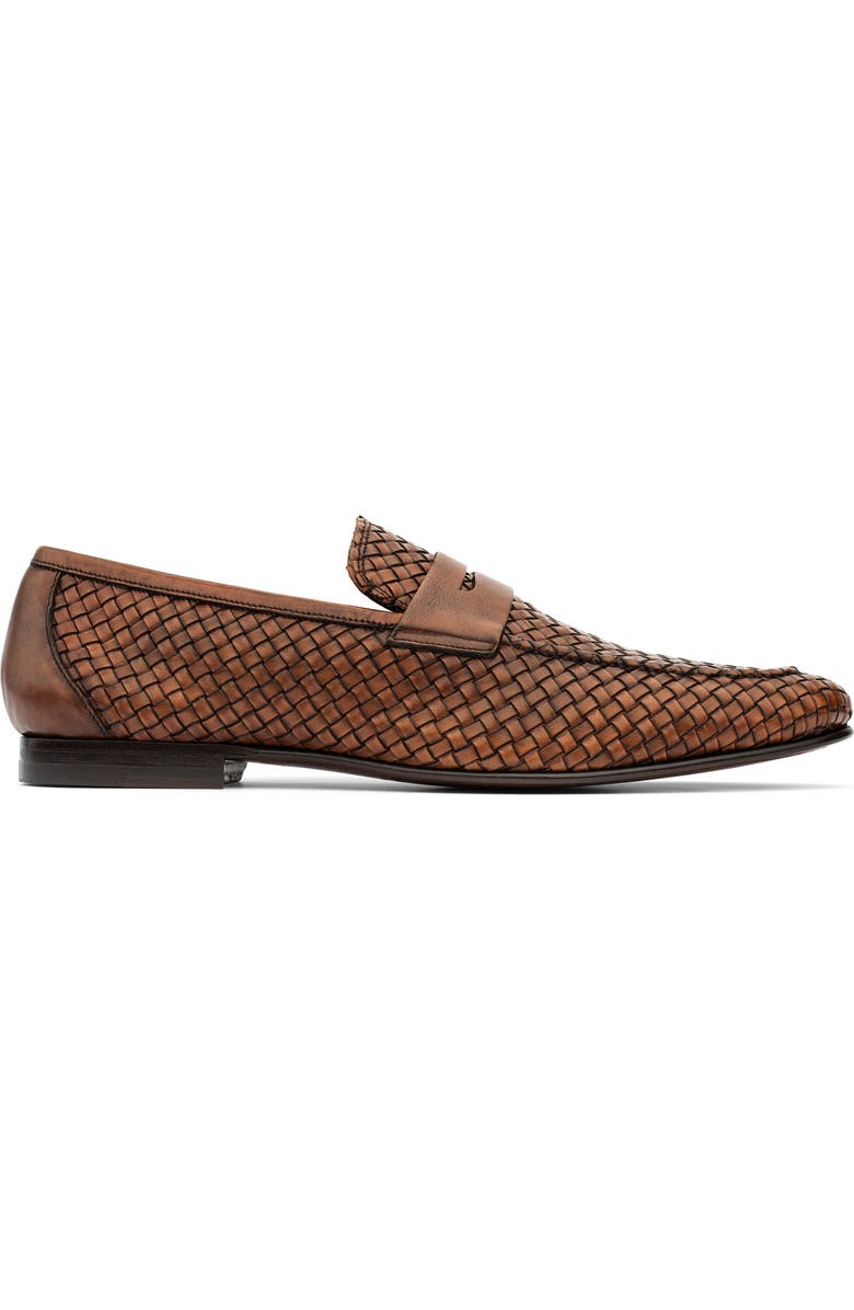 TO BOOT NEW YORK Zenith Penny Loafer, Alternate, color, Cognac