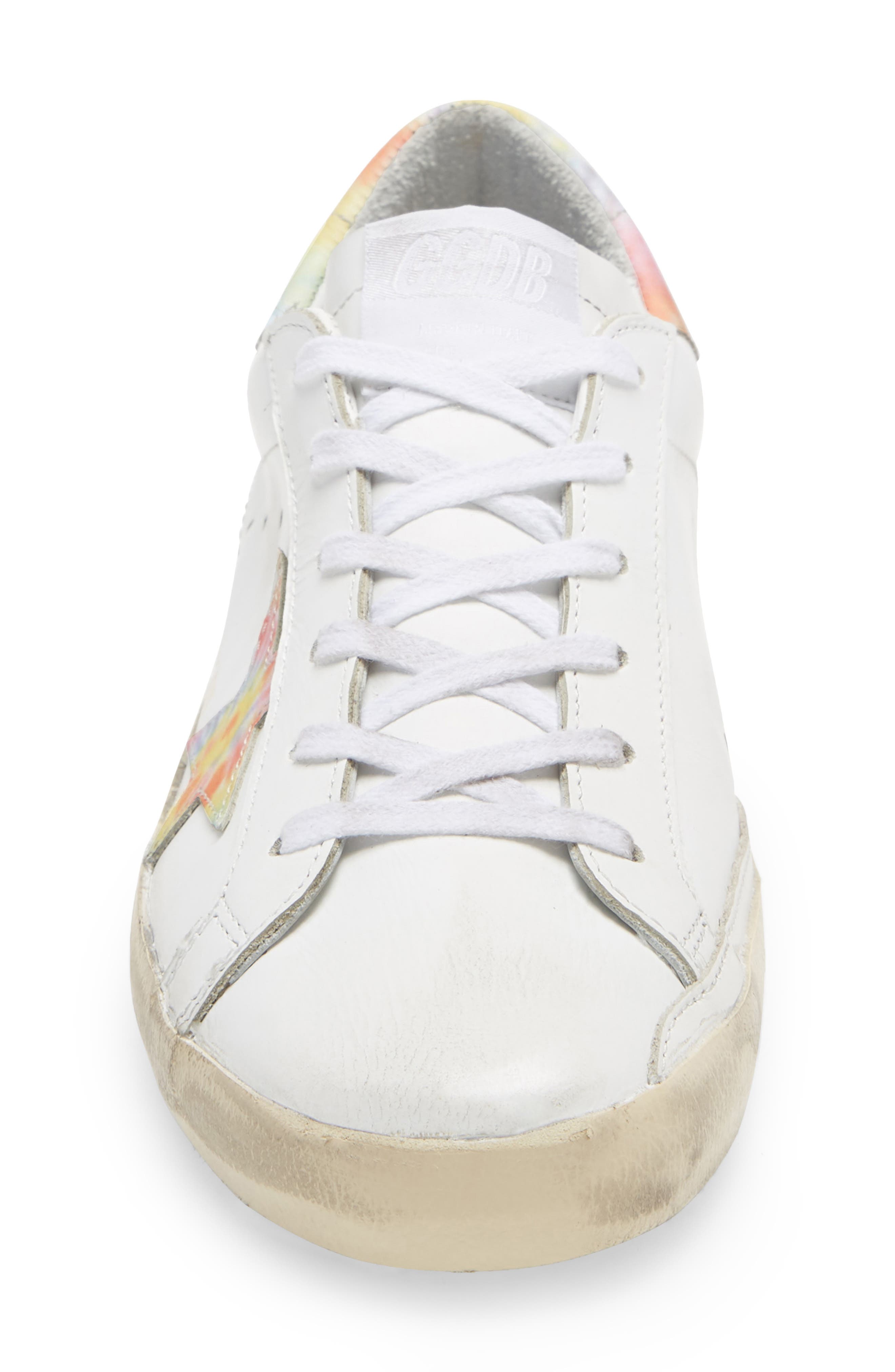 Golden Goose Super-Star Tie Dye Low Top Sneaker, Alternate, color, 