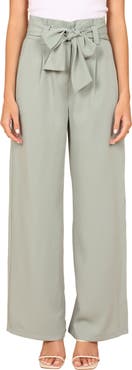 Petal & Pup Kieran Tie Waist Wide Leg Pants