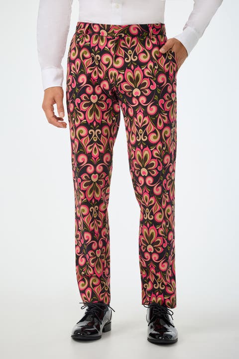 Clyde Slim Fit Printed Trouser