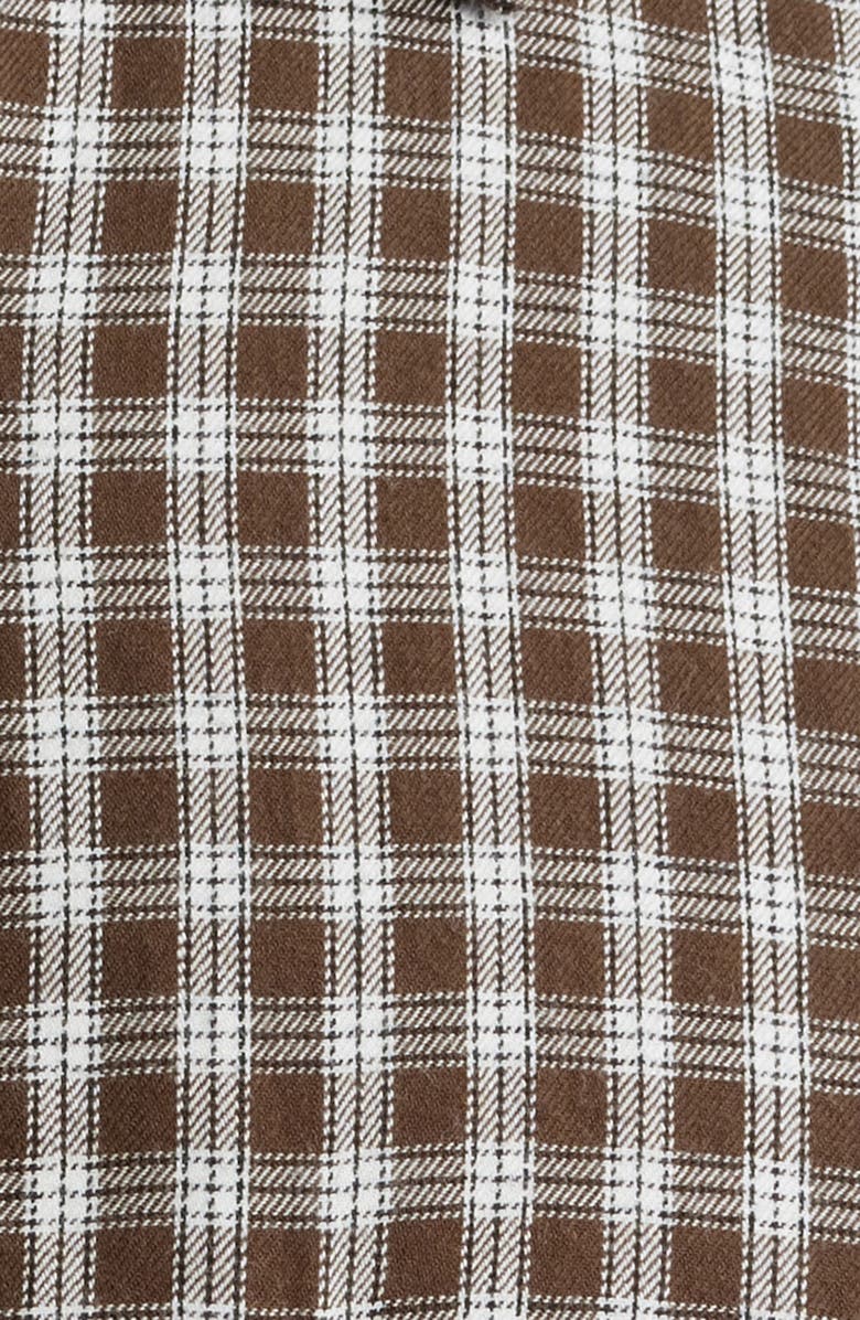 Obey Bigwig Andy Shadow Check Cotton Button-Up Shirt, Alternate, color, Wren Multi