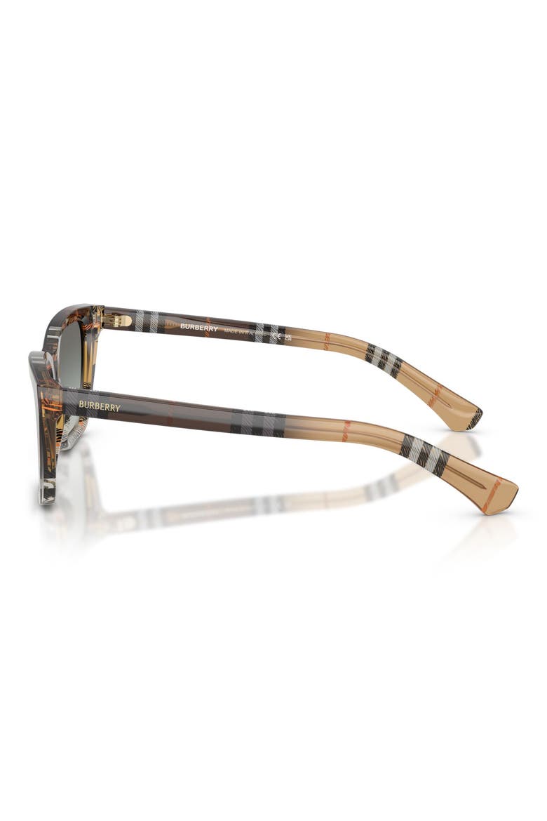 54mm Cat Eye Sunglasses, Alternate, color, CHECK SAND GRADIENT