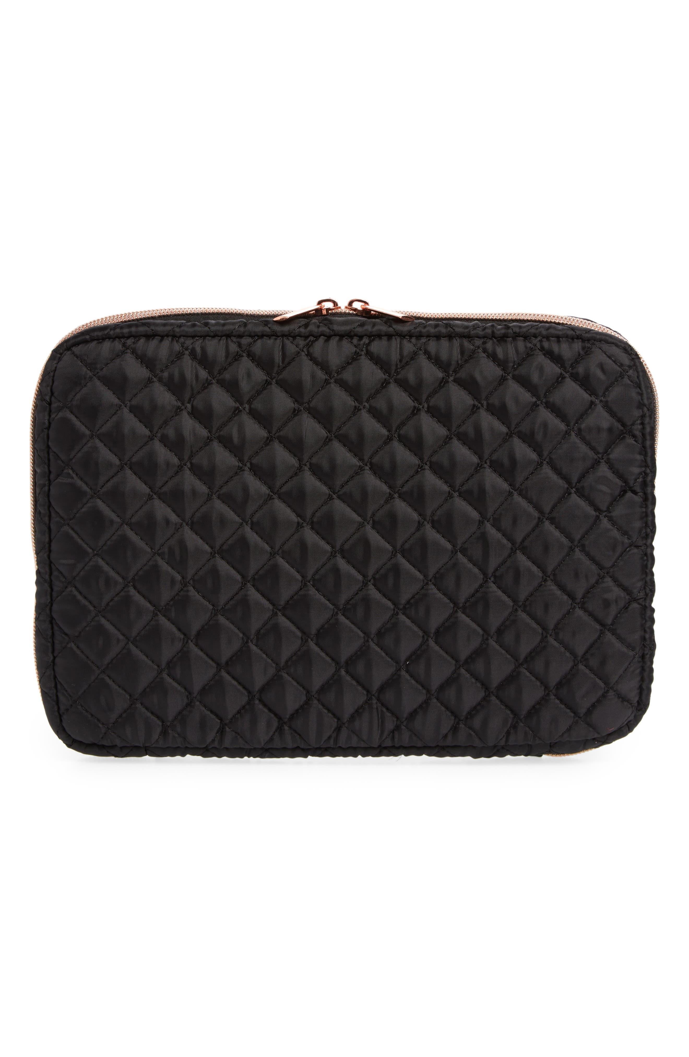 MYTAGALONGS Coco Quilt Hanging Cosmetic Case