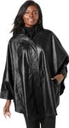 Jessica London Leather Poncho