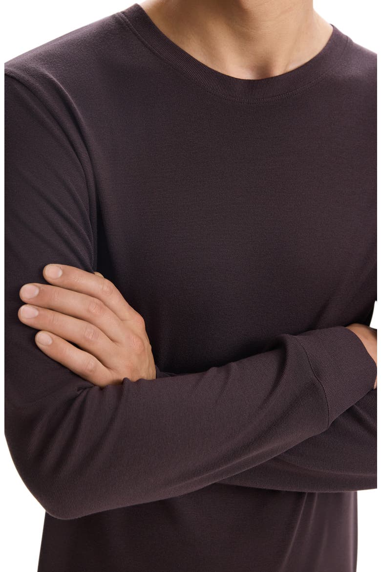 Essential Long Sleeve T-Shirt, Alternate, color, HICKORY