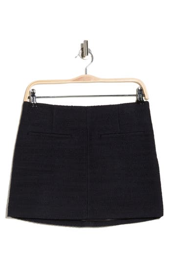 A.l.c . Cowan Tweed Miniskirt In Blue