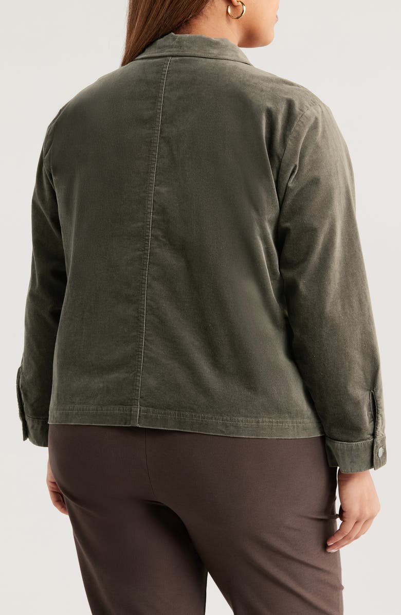 Stretch Cotton Velveteen Jacket