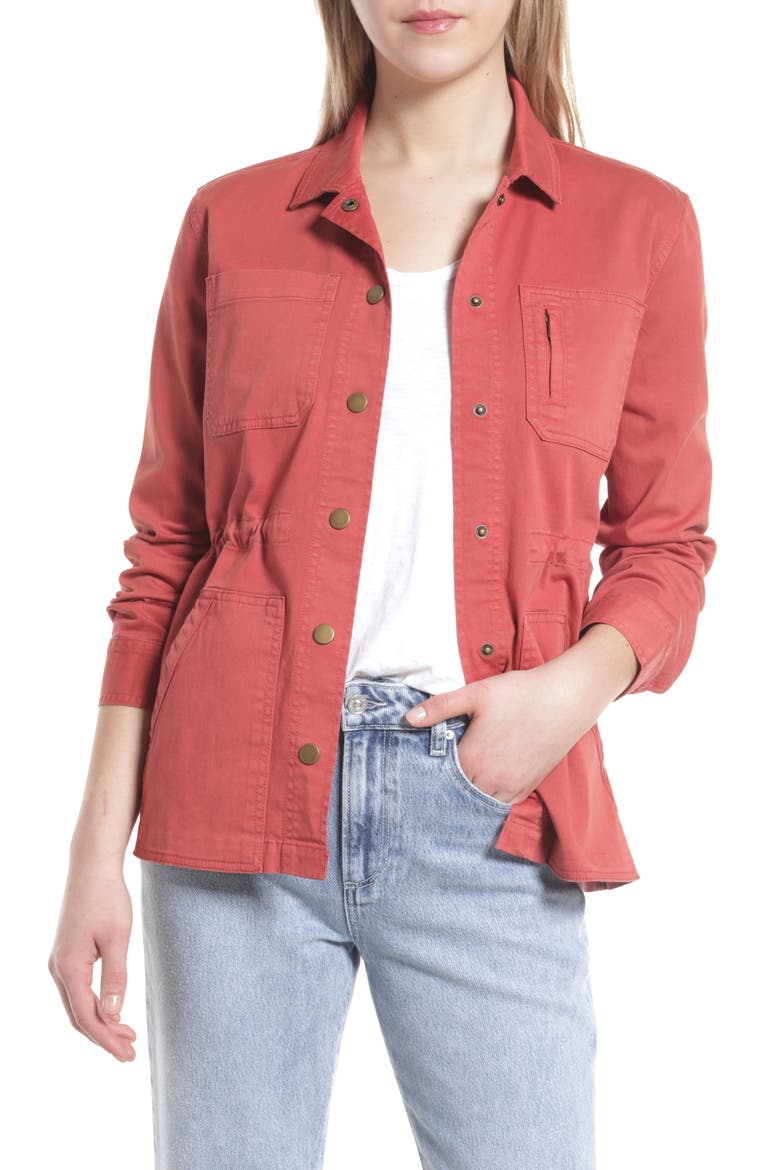 Utility Jacket, Main, color, RUST SPICE