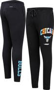 PRO STANDARD Men's Pro Standard Black Chicago Bulls Washed Neon Sweatpants