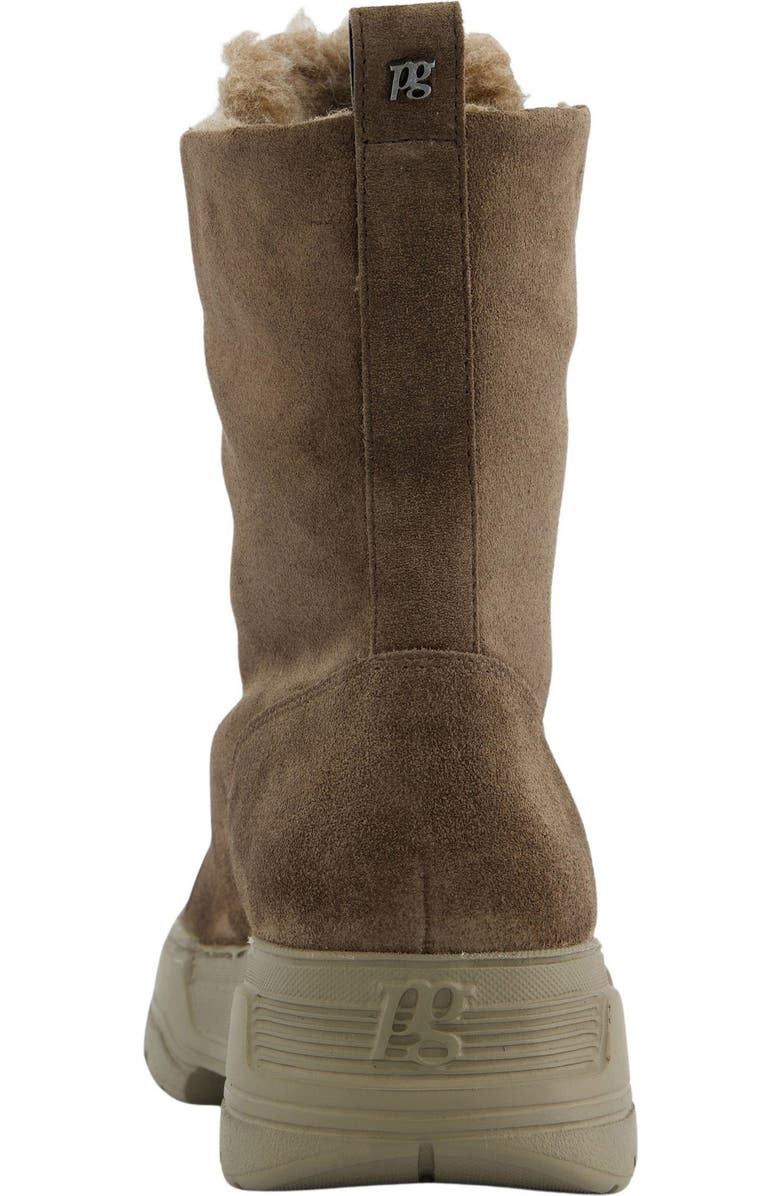 Paul Green Cameo Faux Fur Bootie, Alternate, color, Earth Soft Suede