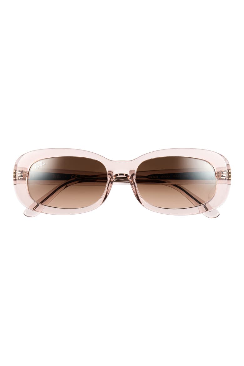 The Ritual 56mm Gradient Oval Sunglasses, Main, color, PINK / PINK BROWN