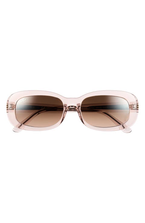 The Ritual 56mm Gradient Oval Sunglasses