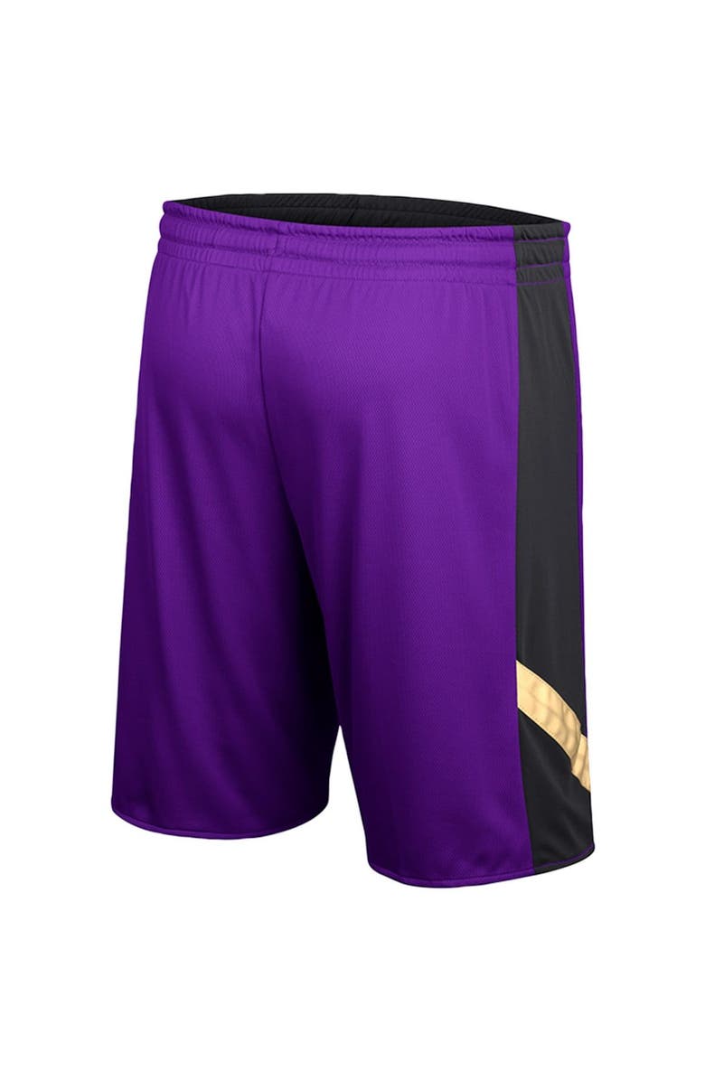 COLOSSEUM Men's Colosseum Purple/Black Washington Huskies Am I Wrong Reversible Shorts, Alternate, color,