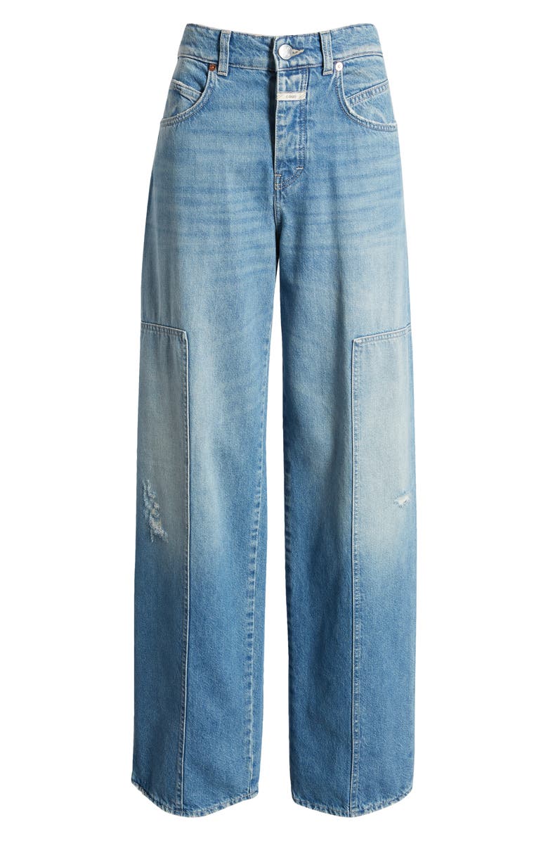 Closed Nikka WIde Leg Jeans, Alternate, color, Mid Blue