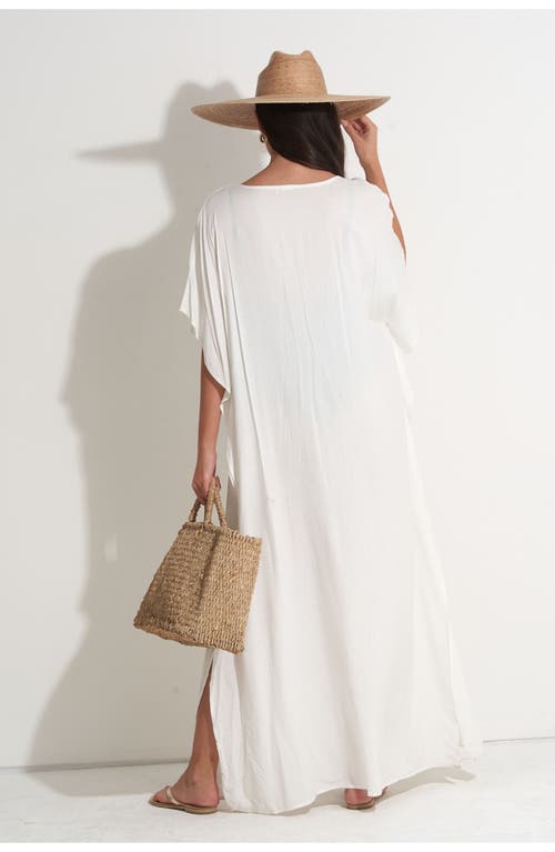 Gottex Beach Life Sable Kaftan Cover-up In White