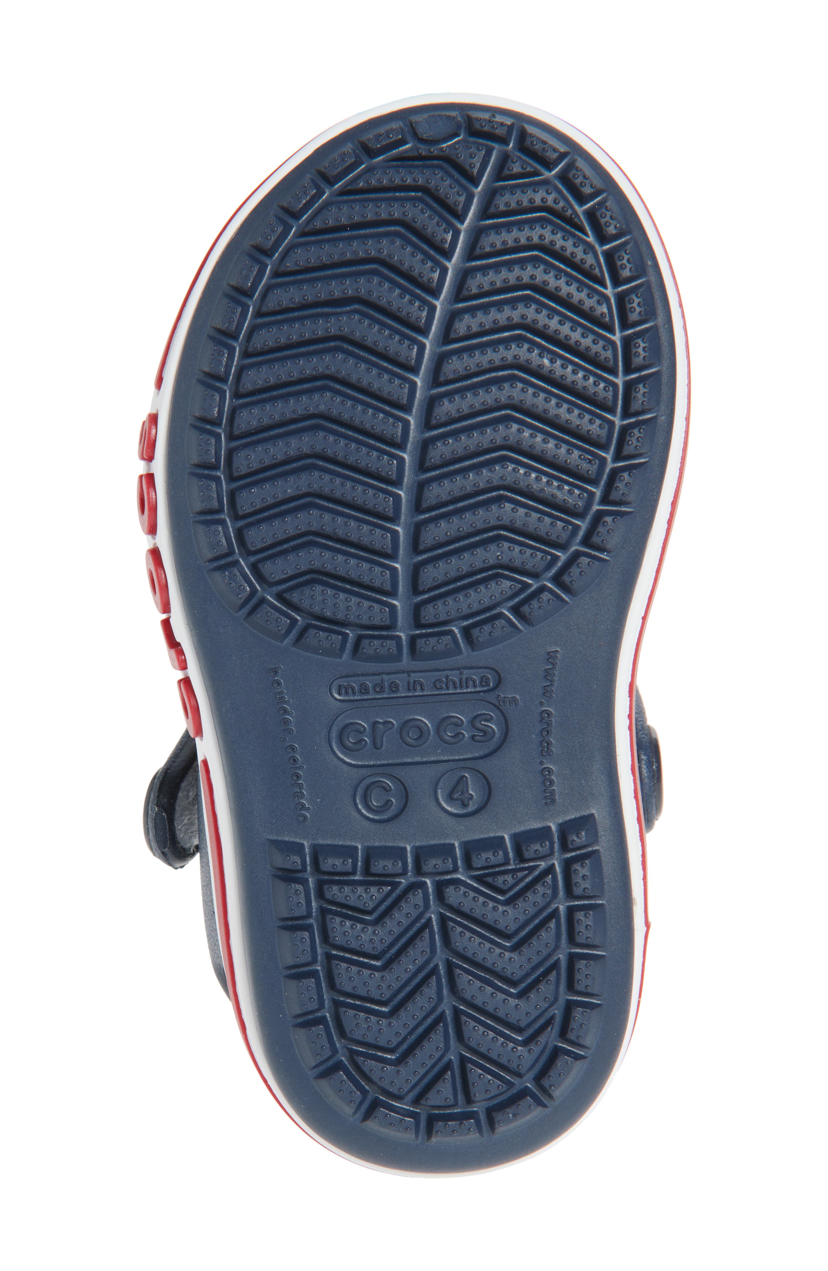 CROCS Bayaband Sandal, Alternate, color, Navy/ Pepper