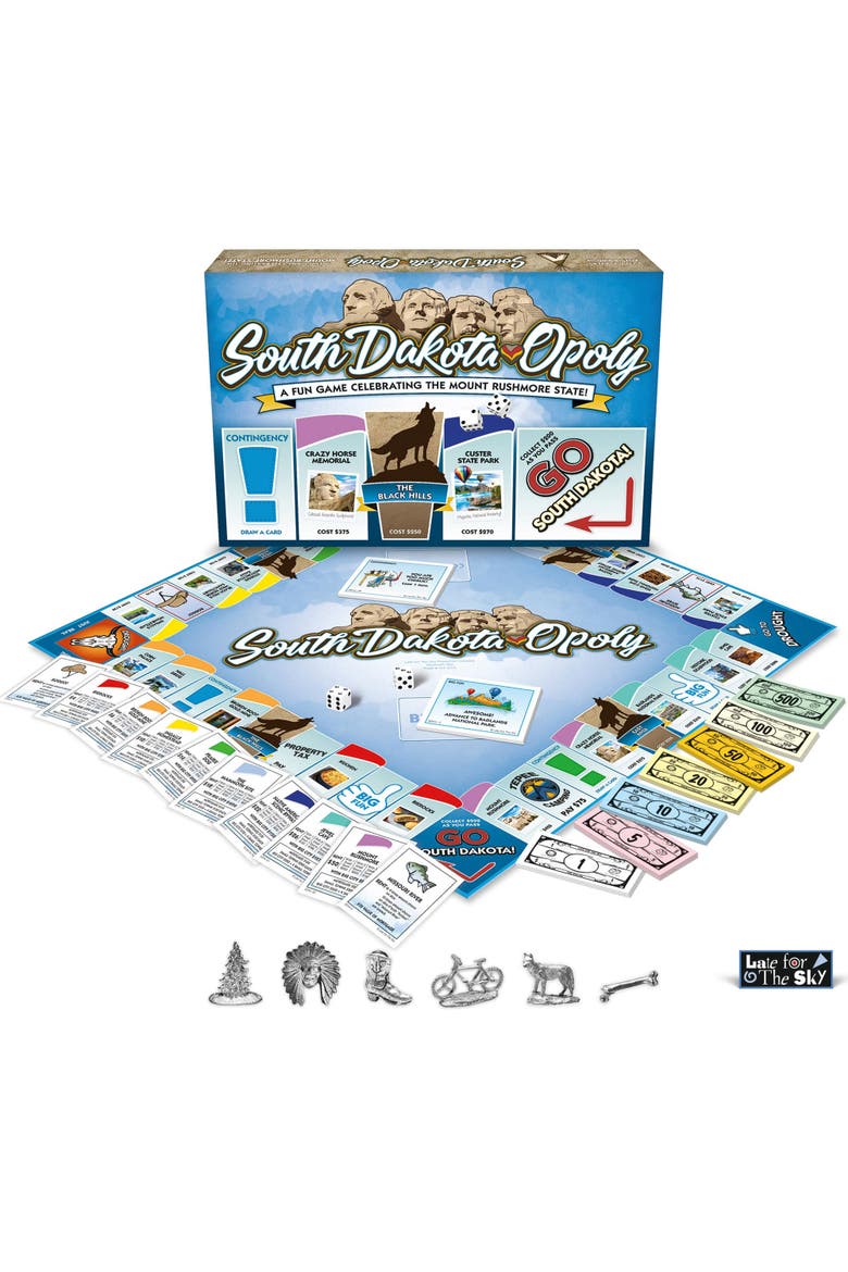 South Dakotaopoly Monopoly Board Game, Alternate, color, Multicolored