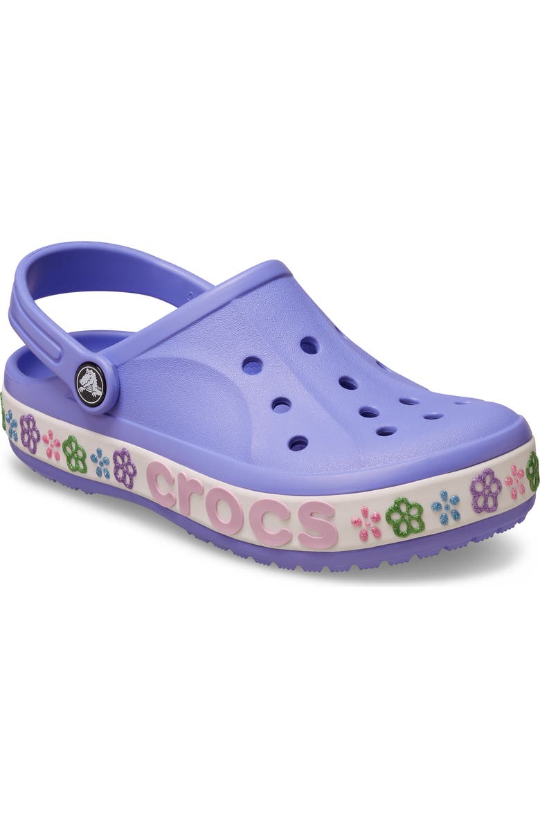 CROCS Kids' Bayaband Flower Clog, Main, color, Digital Violet
