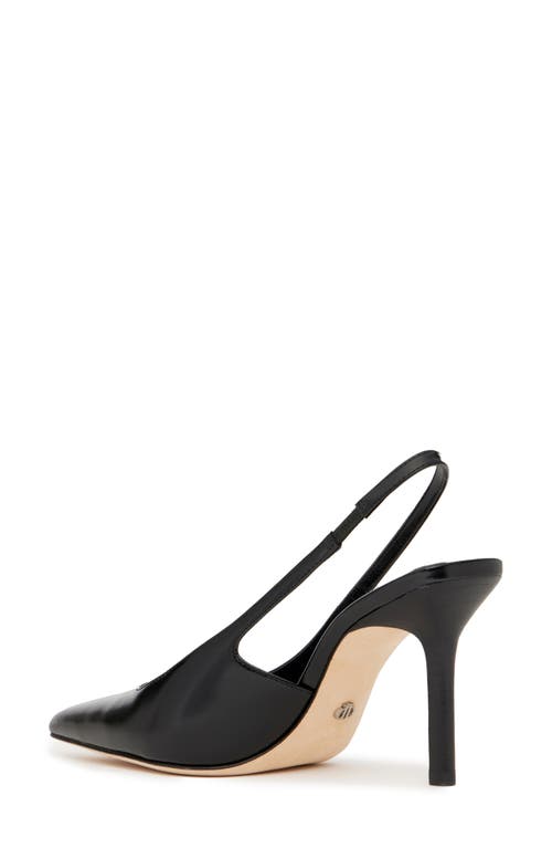 Paige Sienna Slingback Pointed Toe Pump In Black