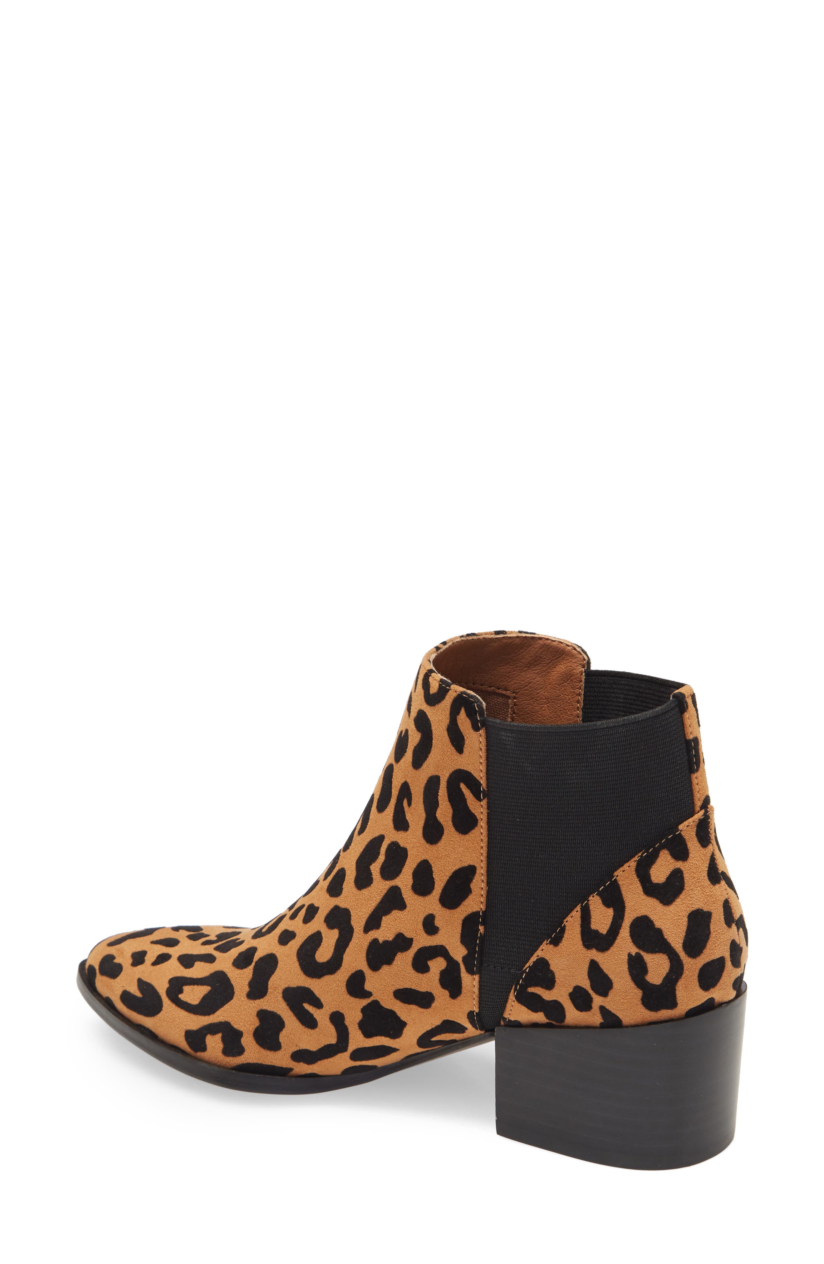 Finn Bootie, Alternate, color, TAN/ BLACK FAUX FUR