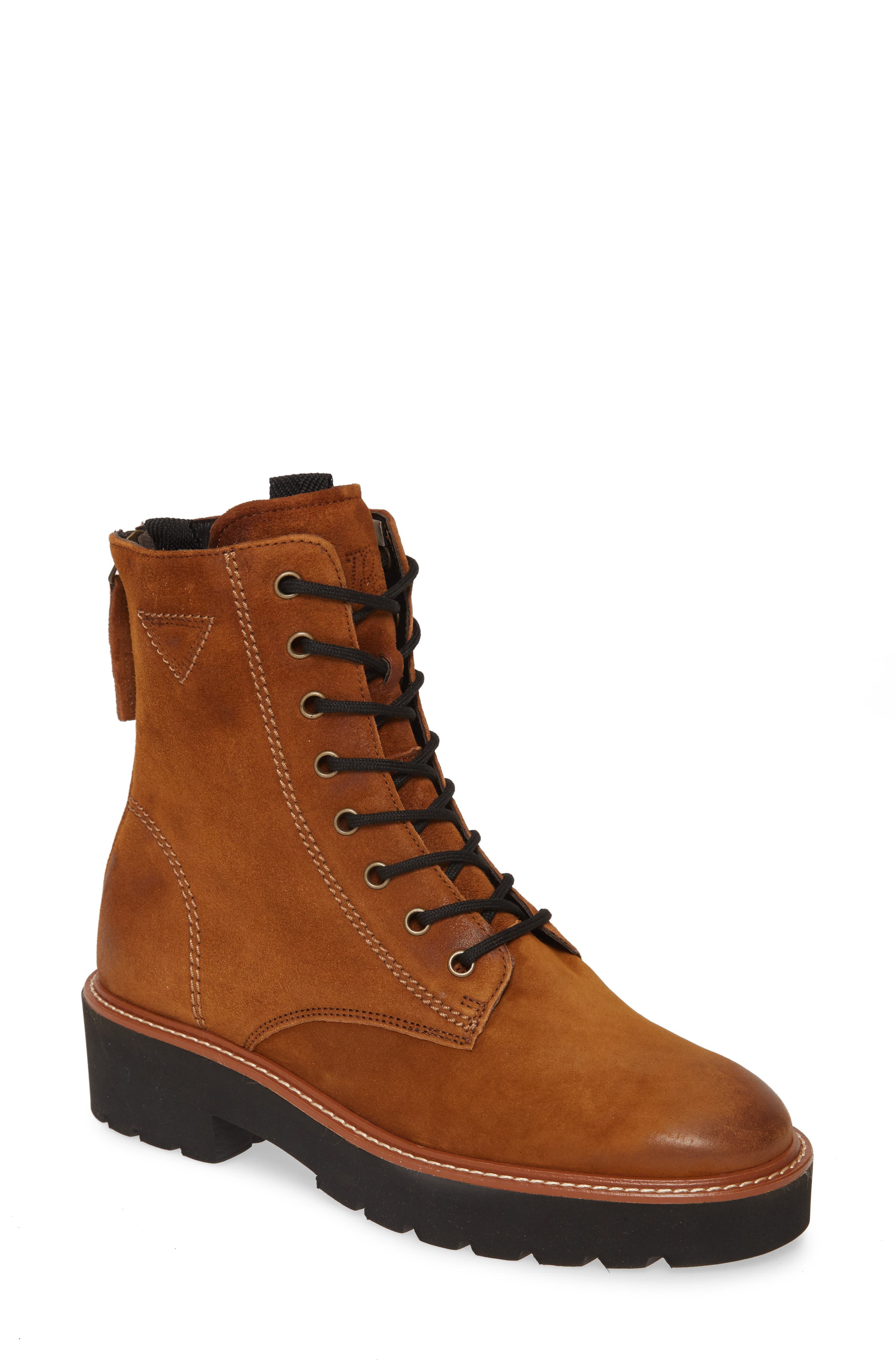 Paul Green Boone Combat Boot, Main, color, 