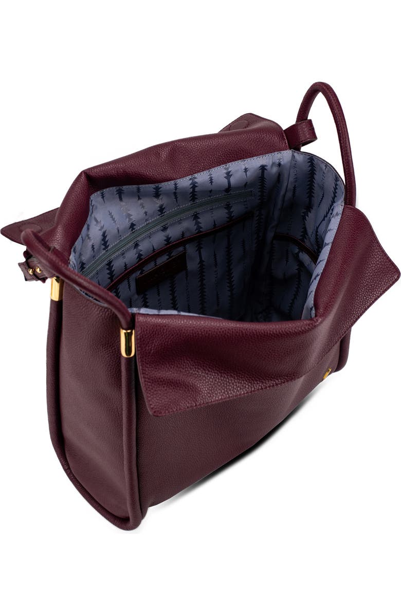 Thacker Tery Leather Hobo Bag, Alternate, color,