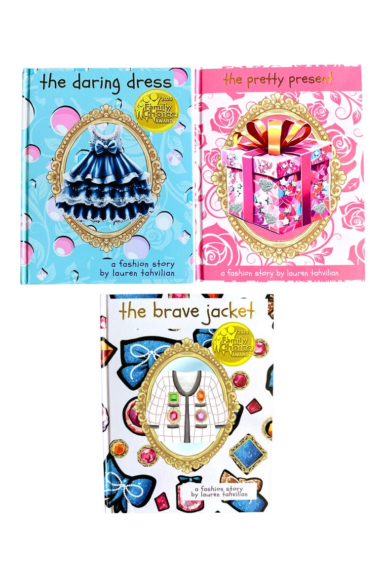 'The Daring Dress', 'The Brave Jacket' & 'The Pretty Present' Book Set, Main, color, NO COLOR