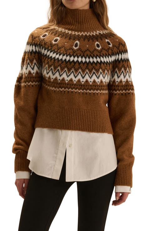 The Chalet Fair Isle Turtleneck Sweater