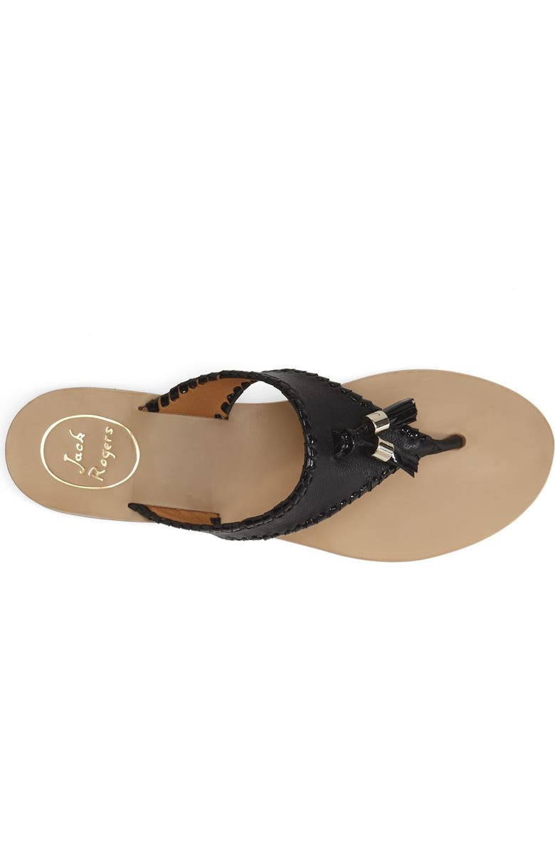Jack Rogers 'Alana' Leather Thong Sandal, Alternate, color,