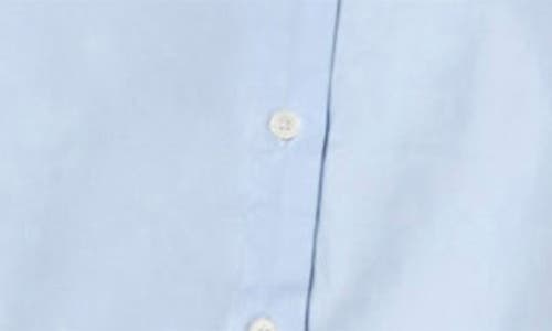 Solid & Striped The Cropped Avril Button-up Shirt In Blue