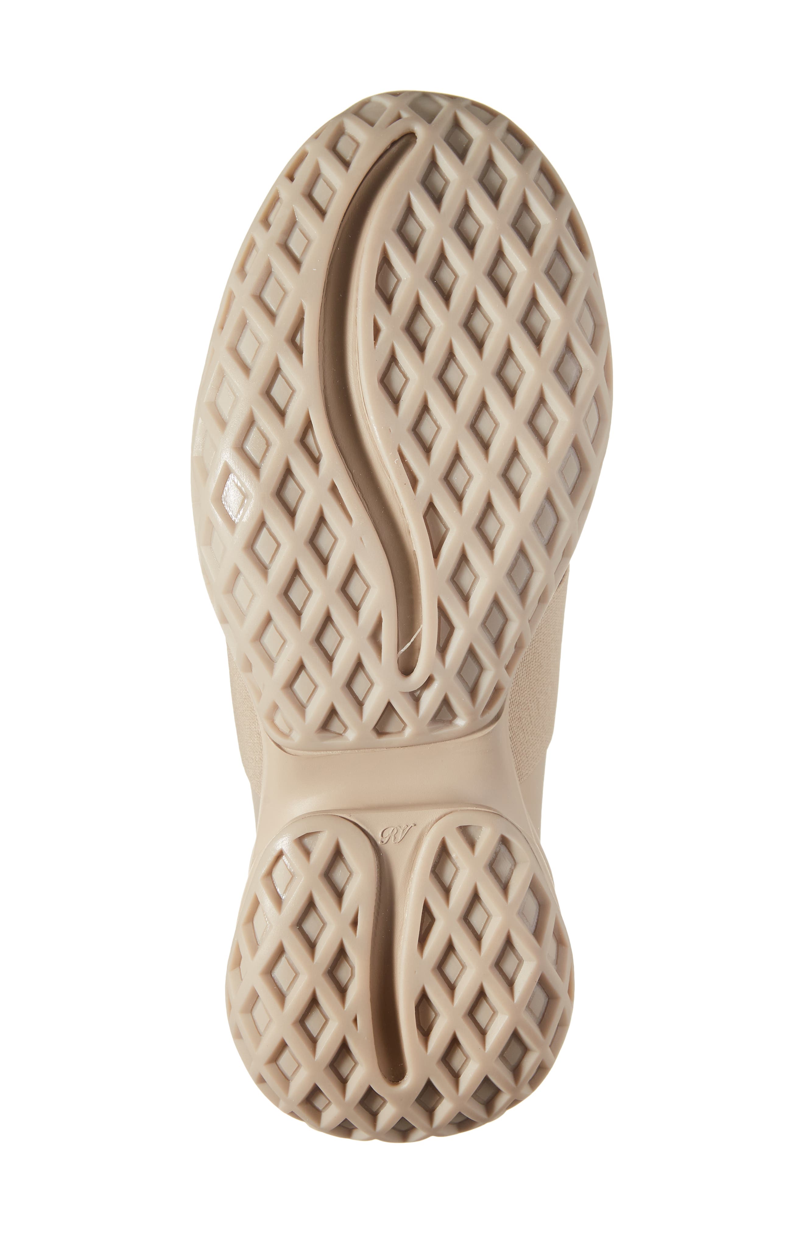 Roger Vivier Viv Run Strass Sneaker, Alternate, color, Natural Beige