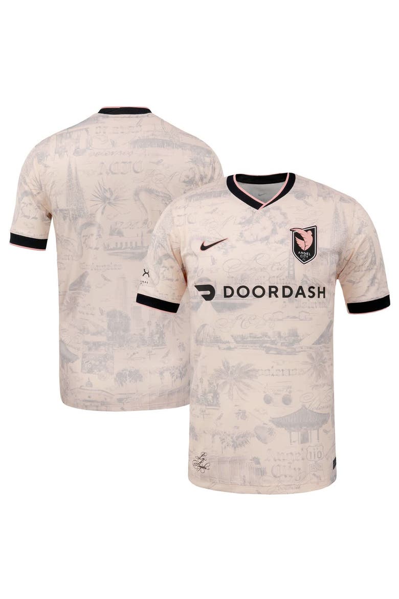 Men's Nike Tan Angel City FC 2026 Secondary Stadium Replica Jersey, Main, color, Tan